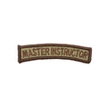 Air Force Master Instructor Spice Brown Tab with Hook Fastener (each)