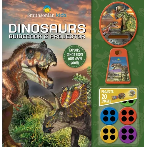 Smithsonian Kids Dinosaur Guidebook & Projector - Hardcover