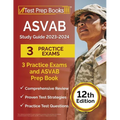 ASVAB Study Guide 2023-2024: 3 Practice Exams and ASVAB Prep Book [12th Edition] - Paperback