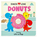 Dinos Love Donuts - Board Book