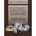 Grimm B. Depanicis and Jay R. Wetherill, Petitioners, V. Department of Public Safety, Town of Nutley. U.S. Supreme Court Transcript of Record with Sup