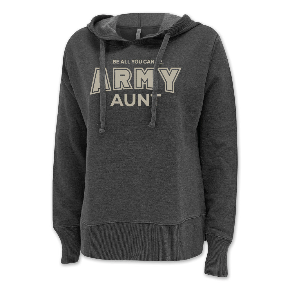 Army Aunt Ladies Hood (Washed Black)