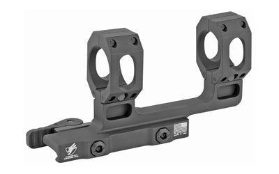 American Defense Mfg. AD-RECON Scope Mount |  Dual Quick Detach |  Vertical Spit Rings |  2" Offset |  30MM |  High Height |  Black