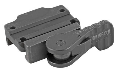 American Defense Mfg. Mount |  Quick Detach |  Fits Trijicon MRO |  Low Profile Height |  Tac Lever |  Black