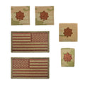 U.S. Air Force Major Rank and Reverse OCP Spice Brown Flag Bundle