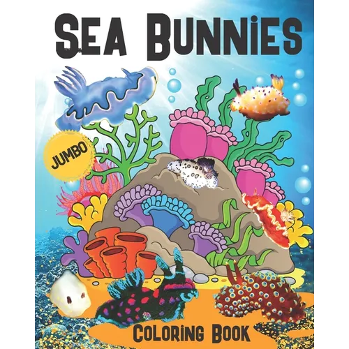 Sea Bunnies: Jumbo Coloring Book - Paperback