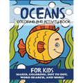 Oceans Coloring and Activity Book for Kids - Paperback