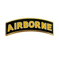 U.S. Army Airborne Black And Gold Tab Pin