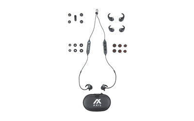 AXIL GSX 3.0 |  Bluetooth Earbuds |  IP65 Water and Sweat Resistant |  Black |  Includes USB-C Charging Cable GS-X 3.0 B