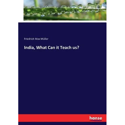 India, What Can it Teach us? - Paperback