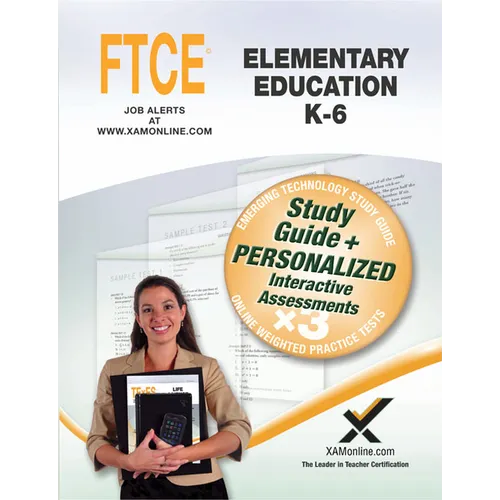 FTCE Elementary Education K-6 Book and Online - Paperback