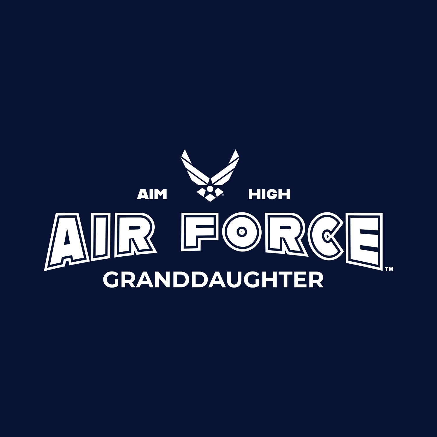 Air Force Granddaughter Hood (Navy)