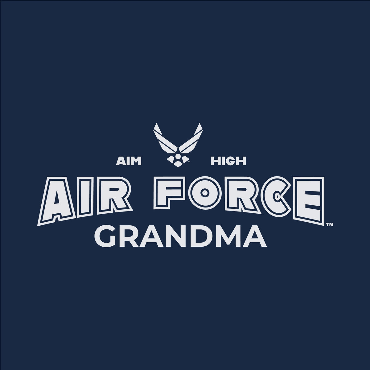 Air Force Grandma Women's T-Shirt (Navy)