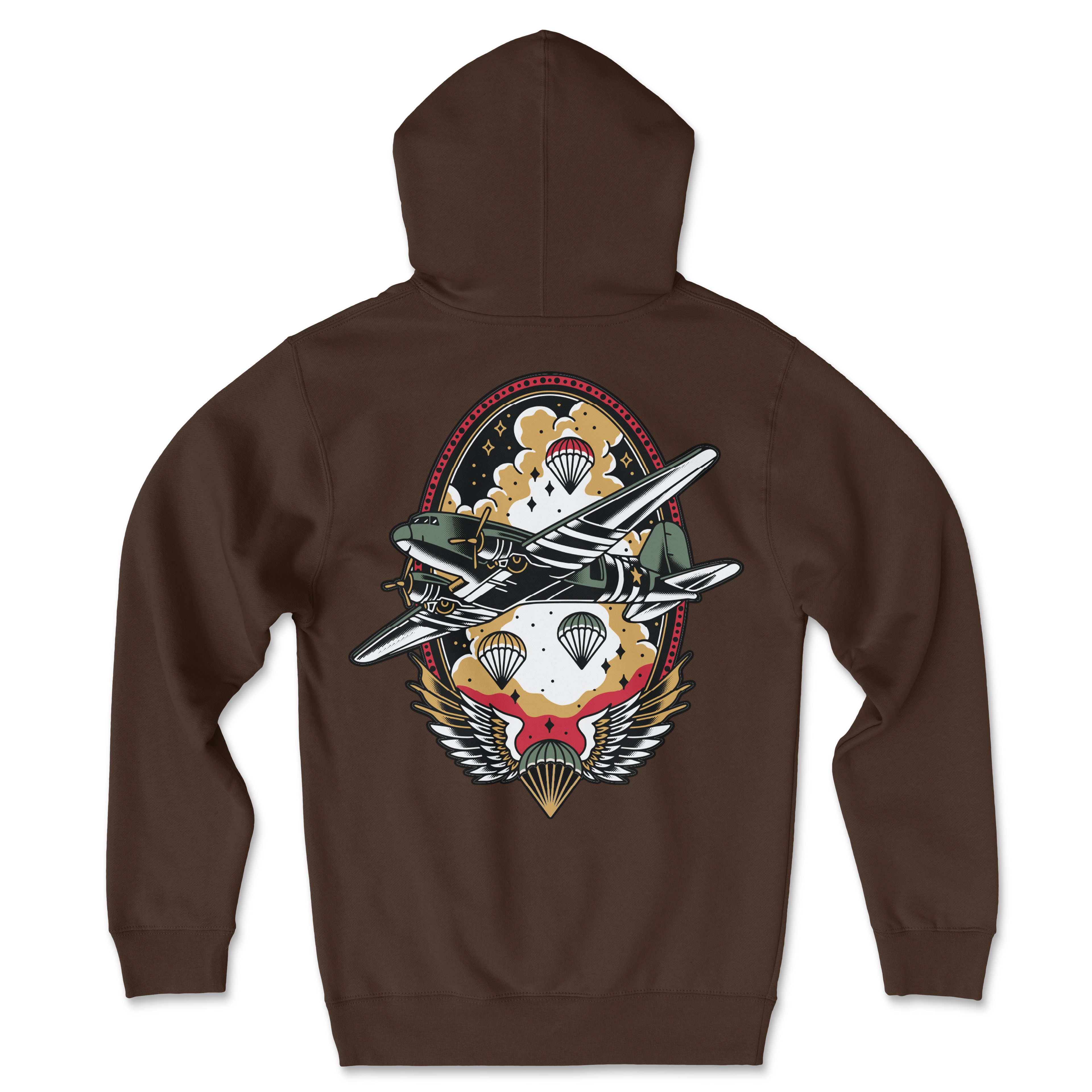 Airborne Traditional Hoodie