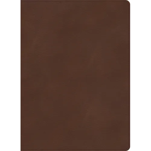 KJV Single-Column Wide-Margin Bible, Brown Leathertouch - Imitation Leather