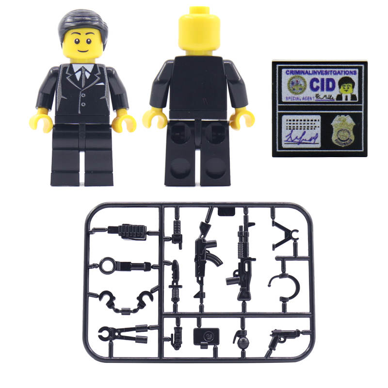 Army CID Agent Attire Figure - Male and Female Set - Mil-Blox