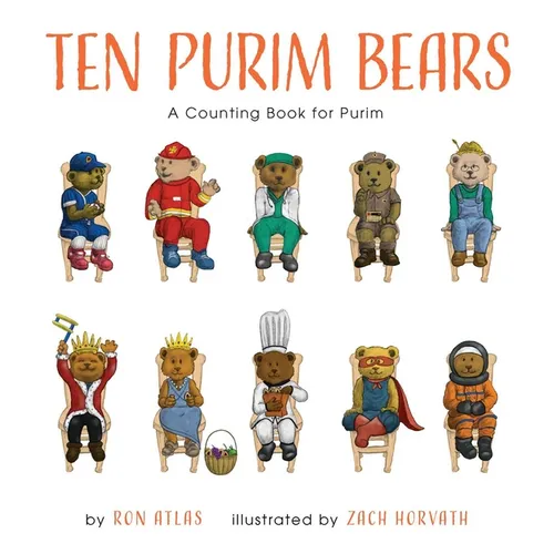 Ten Purim Bears: A Counting Book for Purim - Board Book