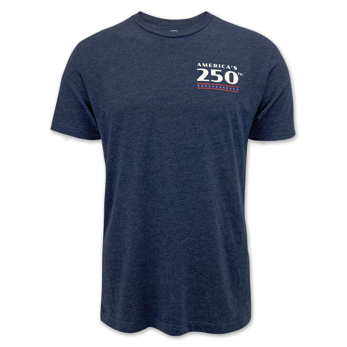 America's 250th Years of Freedom Flag T-Shirt (Vintage Navy)