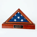 Flag and Base display case, American Flag and Pedestal Display Frame