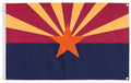 Arizona Flag with Grommets Along the Edges for Wall Hanging