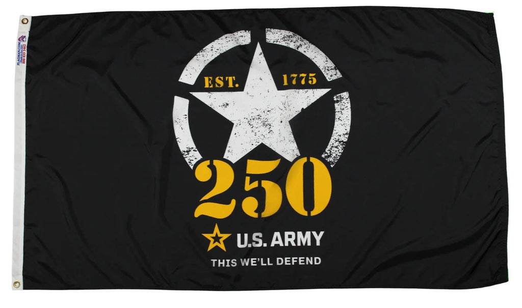 Army 250th Anniversary Flag 3'x5' - Official | Made in USA