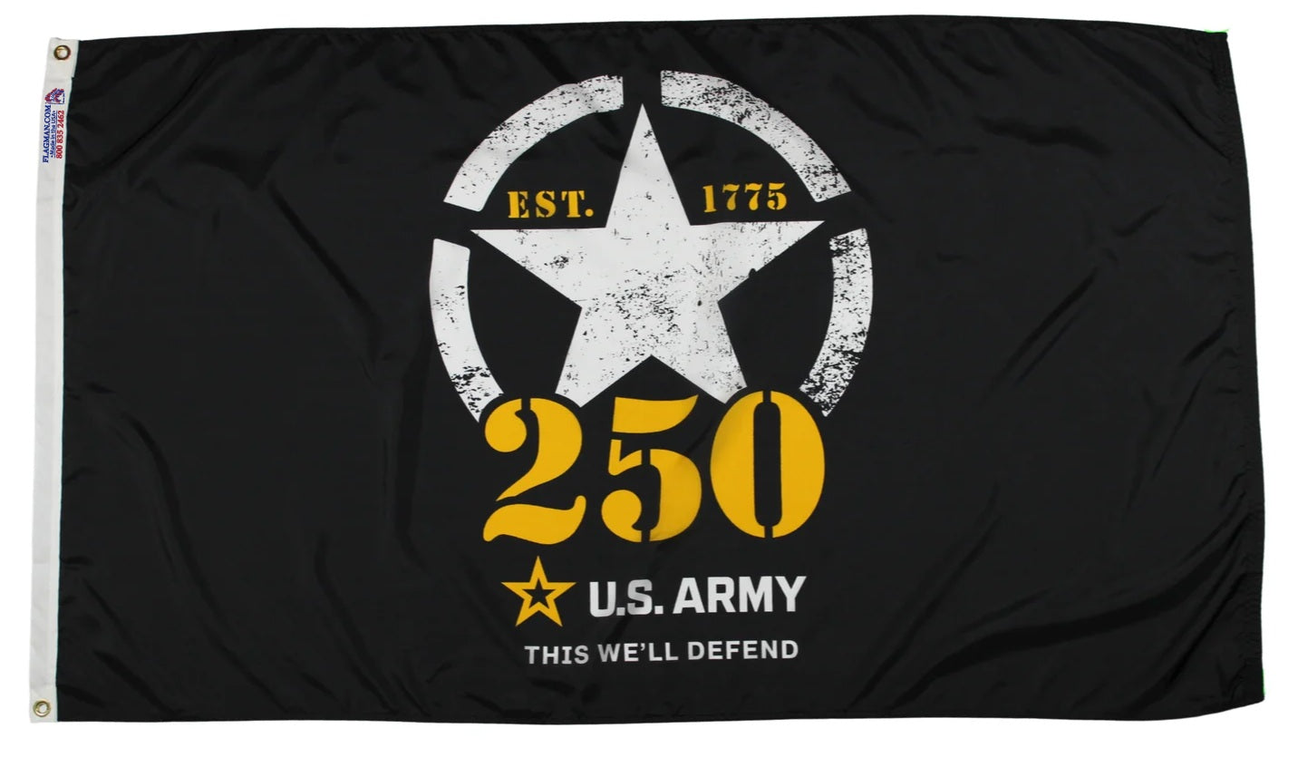Army 250th Anniversary Flag 3'x5' - Official | Made in USA