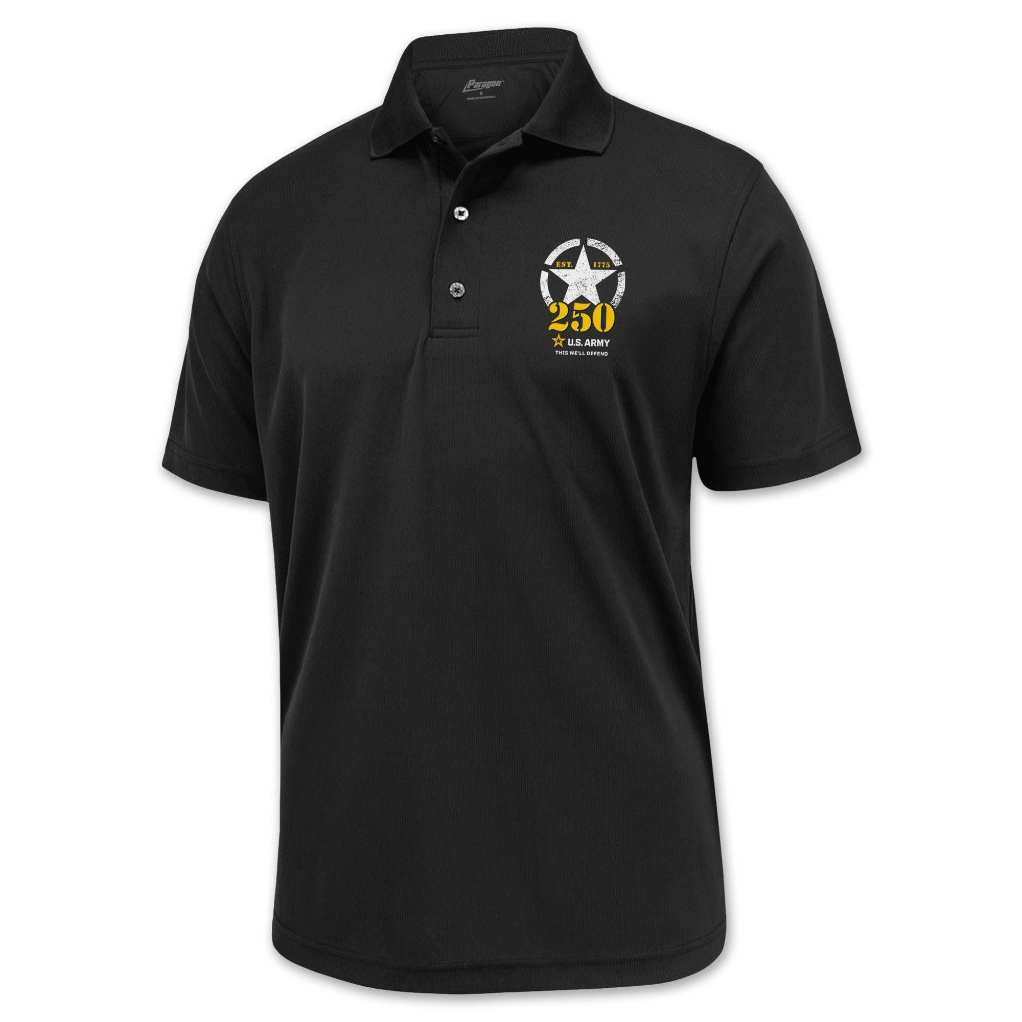 Army 250th Anniversary Polo (Black)