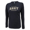 Army Daughter Women's Long Sleeve T-Shirt (Black)
