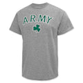 Army Distressed Shamrock T-Shirt (Grey)