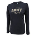 Army Mom Women's Long Sleeve T-Shirt (Black)
