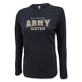 Army Sister Women's Long Sleeve T-Shirt (Black)