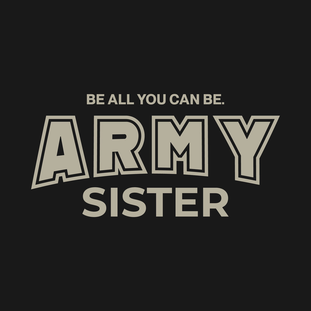 Army Sister Women's T-Shirt (Black)