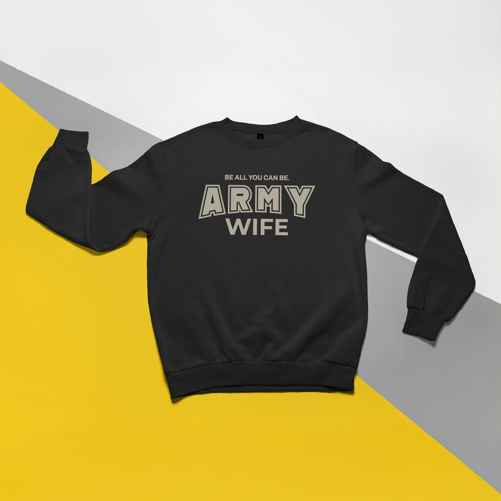 Army Wife Crewneck (Black)
