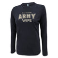 Army Wife Women's Long Sleeve T-Shirt (Black)