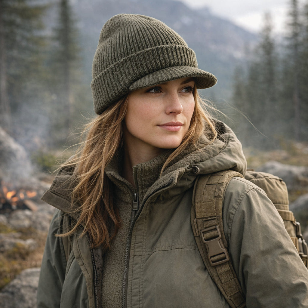 Military Wool Jeep Cap