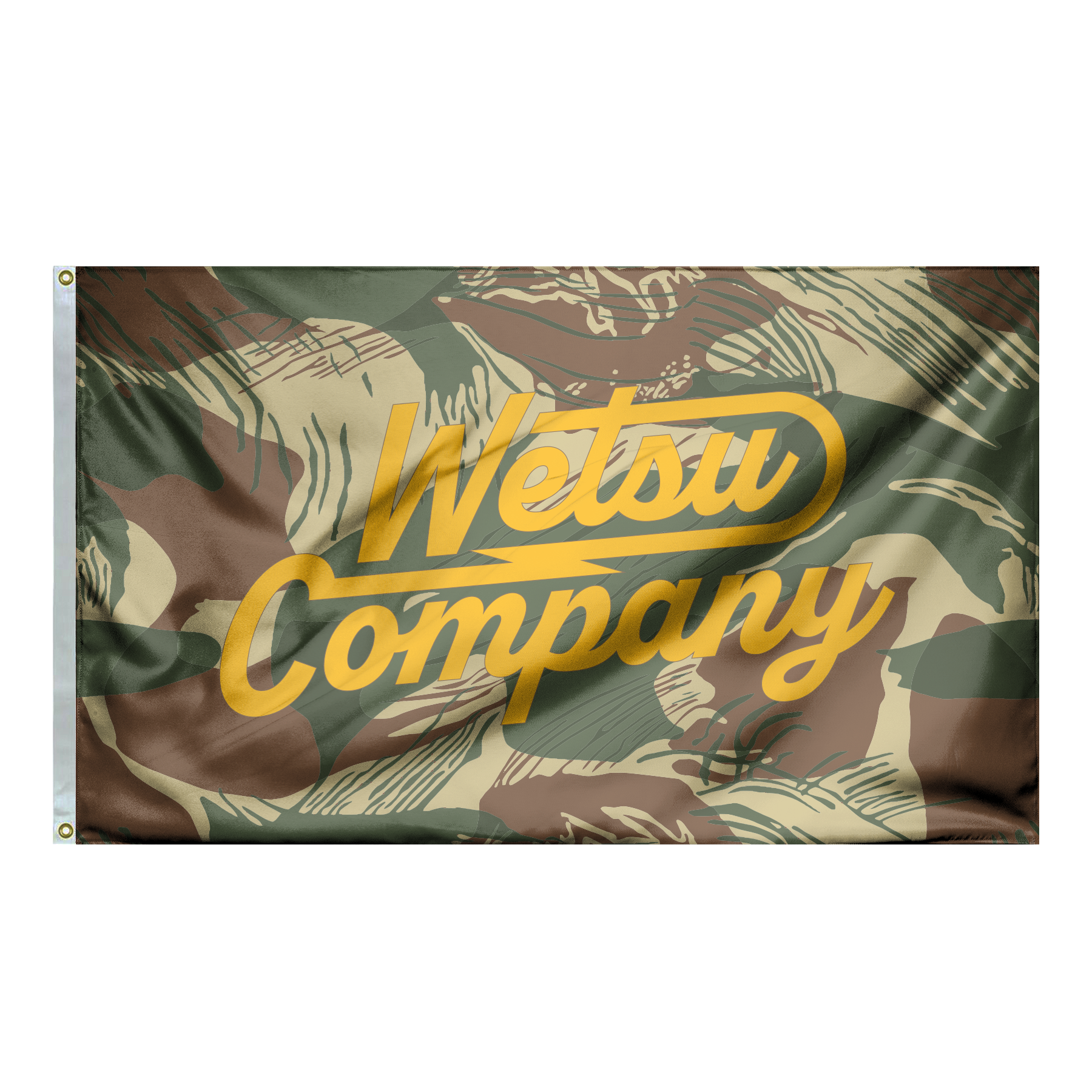 WETSU Strikes Double-Sided Flag