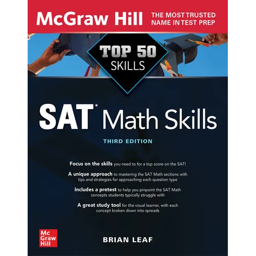 Top 50 SAT Math Skills, Third Edition - Paperback