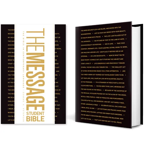 The Message Student Bible (Hardcover) - Hardcover
