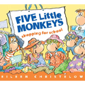 Five Little Monkeys Shopping for School - Board Book