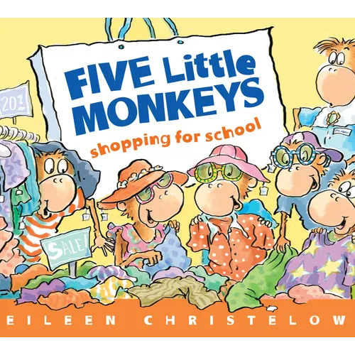 Five Little Monkeys Shopping for School - Board Book