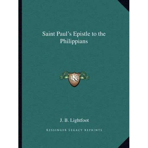 Saint Paul's Epistle to the Philippians - Paperback