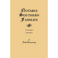 Notable Southern Families. Volume IV