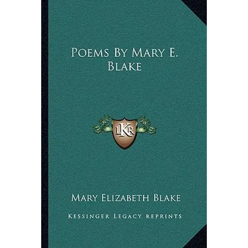 Poems By Mary E. Blake - Paperback
