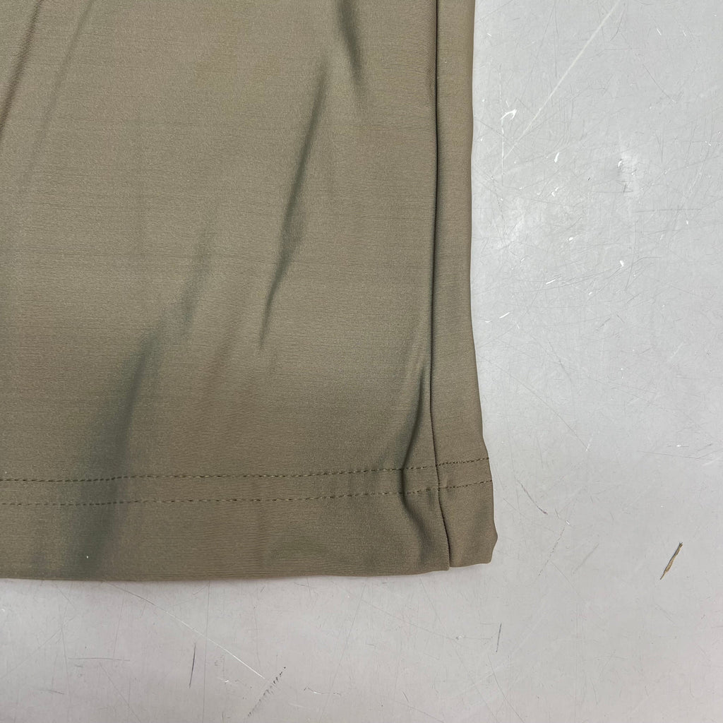 DUKE DRI Nylon/Spandex Tight Fit Military T-Shirt Men's Sz L Coyote Tan T45499BG