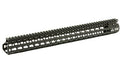 Bravo Company 17" ALPHA Keymod Rail |  Fits AR Rifles |  Aluminum Alloy |  Includes BCM KeyMod Sling Mount and a BCM KeyMod Nylon Rail |  Black