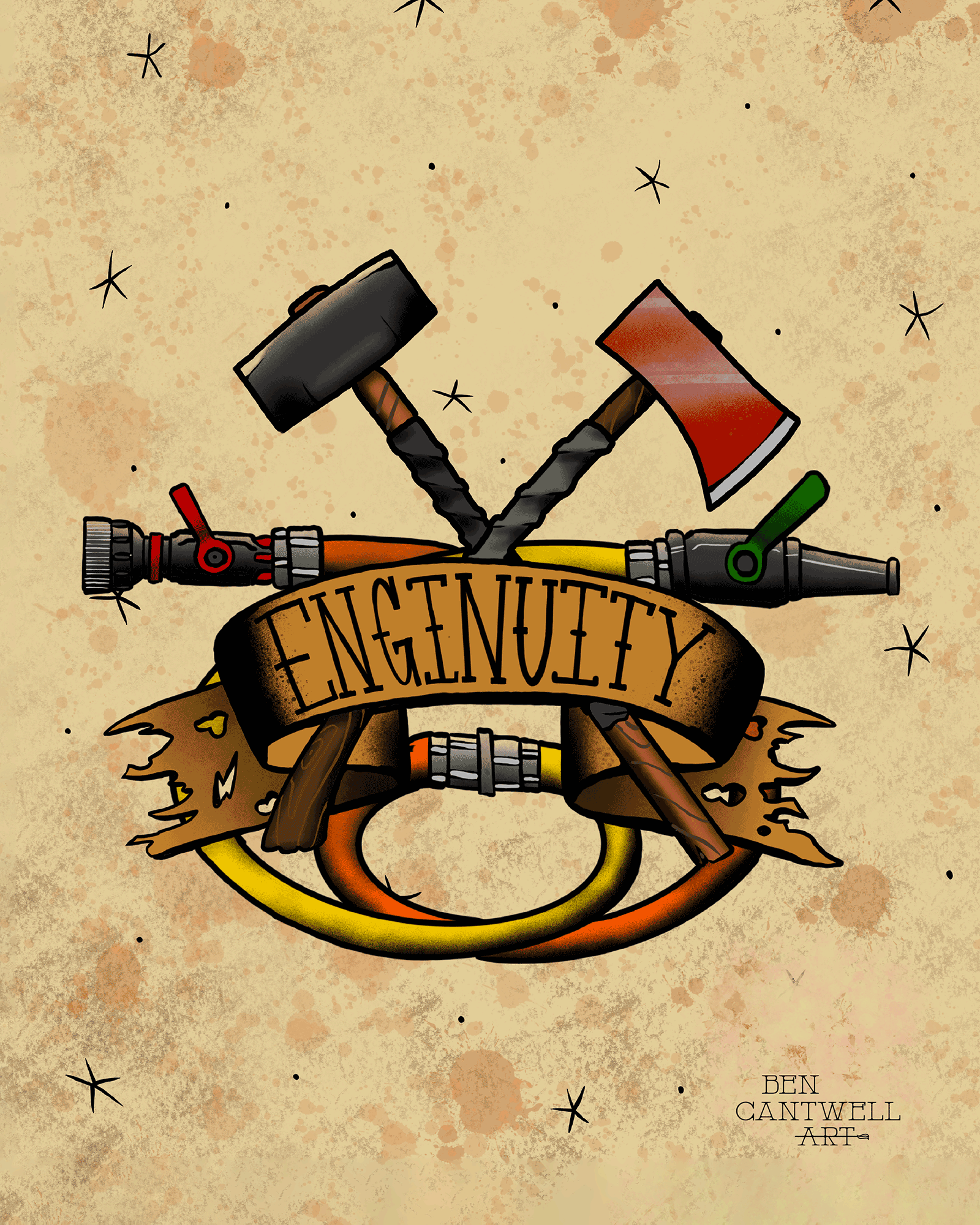 Enginuity (Axe and Sledge Hammer)