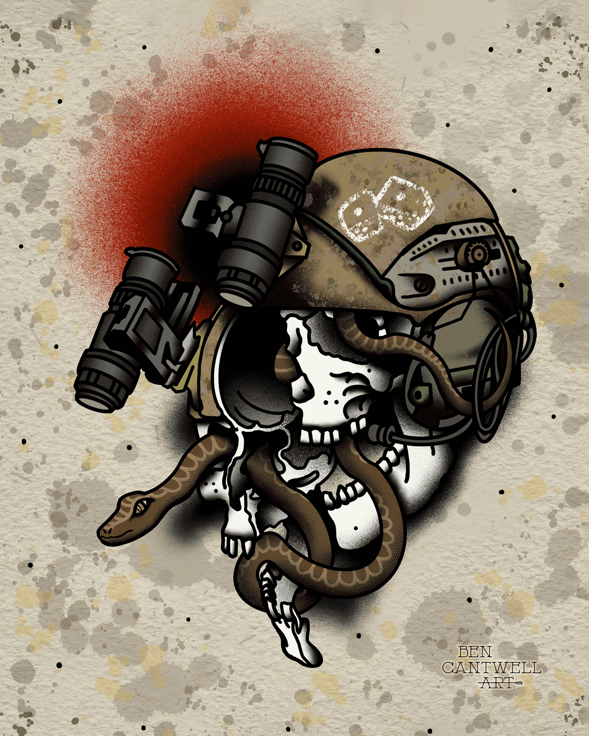 Snake Eyes Helmet