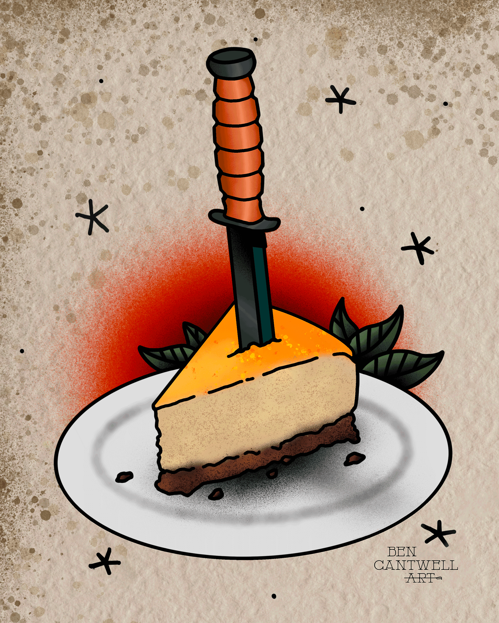 Alway Carry a Knife for Cheesecake