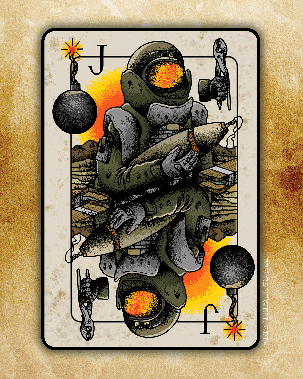 EOD Jack Playing card