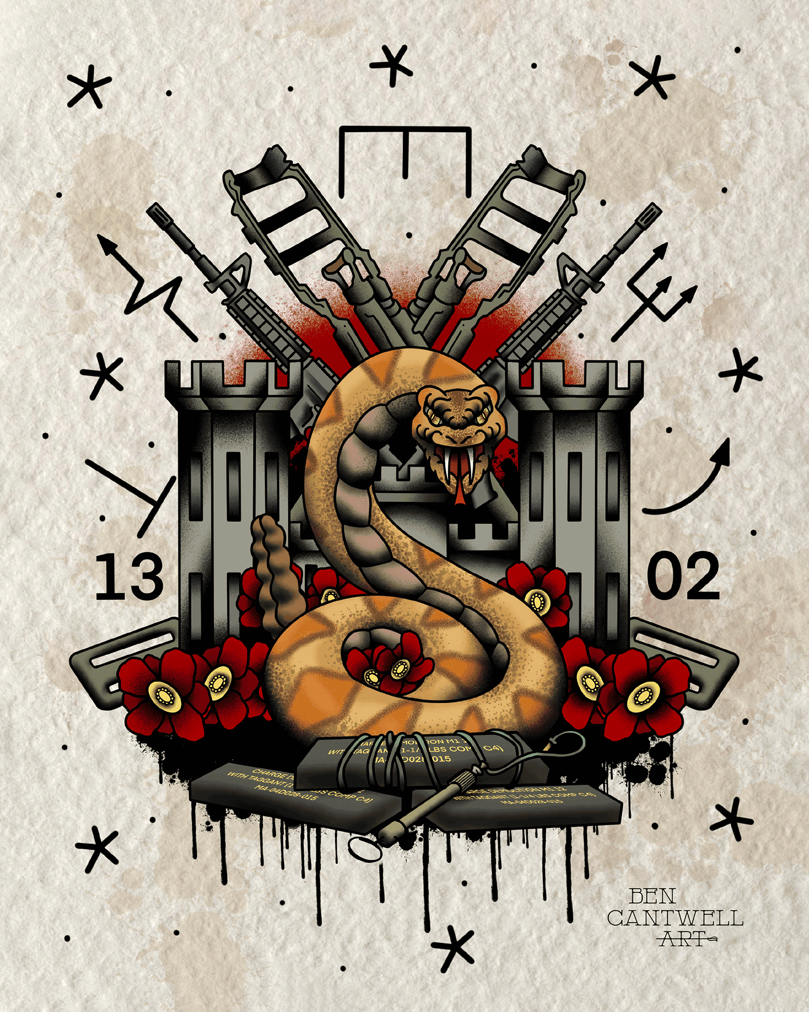 Combat Engineer Castle and Snake